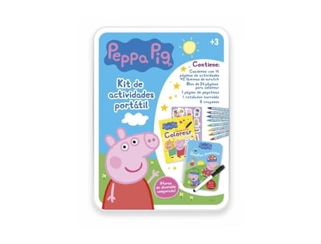 Kit De Atividades Portátil Peppa Pig Imagiland