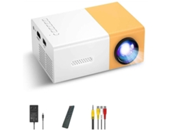 Novo Projetor Portátil Hd Led Usb Hdmi Av 1080p Para Home Theater Brilvibera