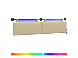 Conjunto 1 Cabeceira Suspensa Vidaxl Verde Cordão (210 X 55 X 5 Cm)