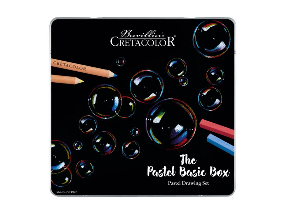 Conjunto De Giz Pastel Cretacolor Caixa De Desenho Com 27 Peças Para Crianças E Adultos.