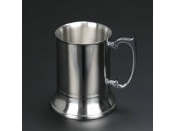 Caneca de Cerveja em Aço Inoxidável, Copo Duplo para Coquetel, Chama Europeia AQUAFORGE