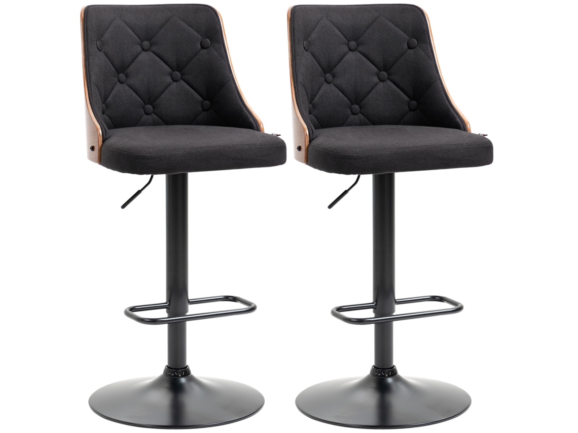 Mesa de Bar BTFORUS para cozinha, com prateleiras, 120x40x105cm, pés de aço preto