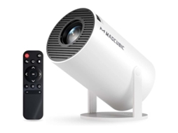 Projetor Smart Android Hy300 Pro 2026 Hd De 14 Polegadas Com Aplicativos, Wi-fi E Bluetooth, Branco
