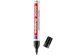 Marcador Permanente EDDING 3000 Preto 1.5-3 mm