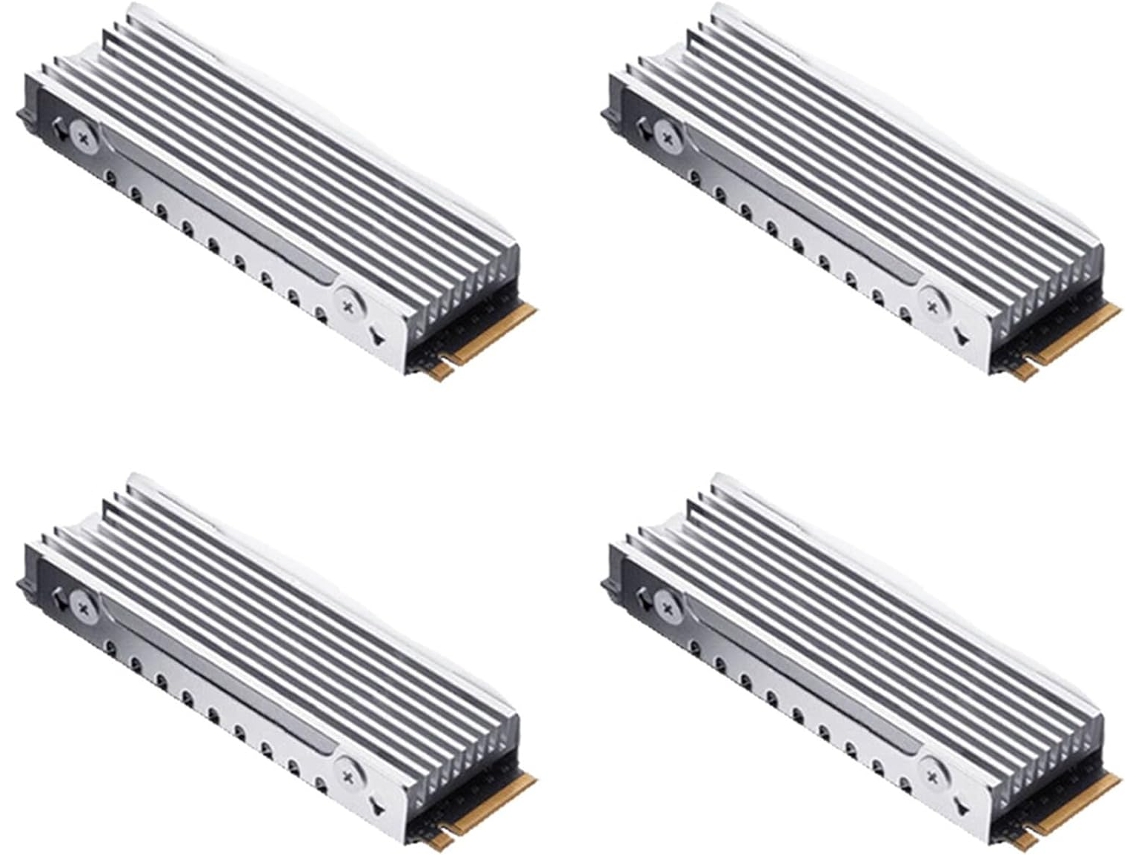 Dissipador de Calor de Alumínio para 4 Ssds M.2 2280 Nvme com Almofada Térmica SFUSHOS