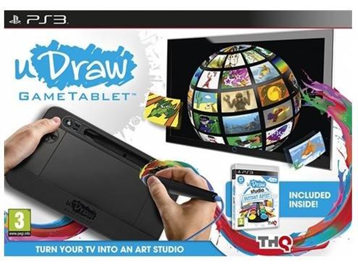 Jogo PS3 Udraw Tablet + Studio Artista Ins