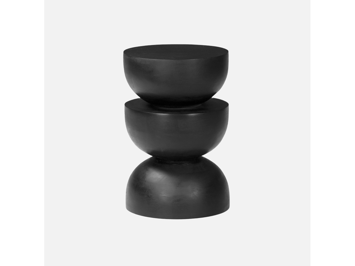 Mesa de Apoio em Madeira de Manga 30Xh45Cm Preto SWEEEK