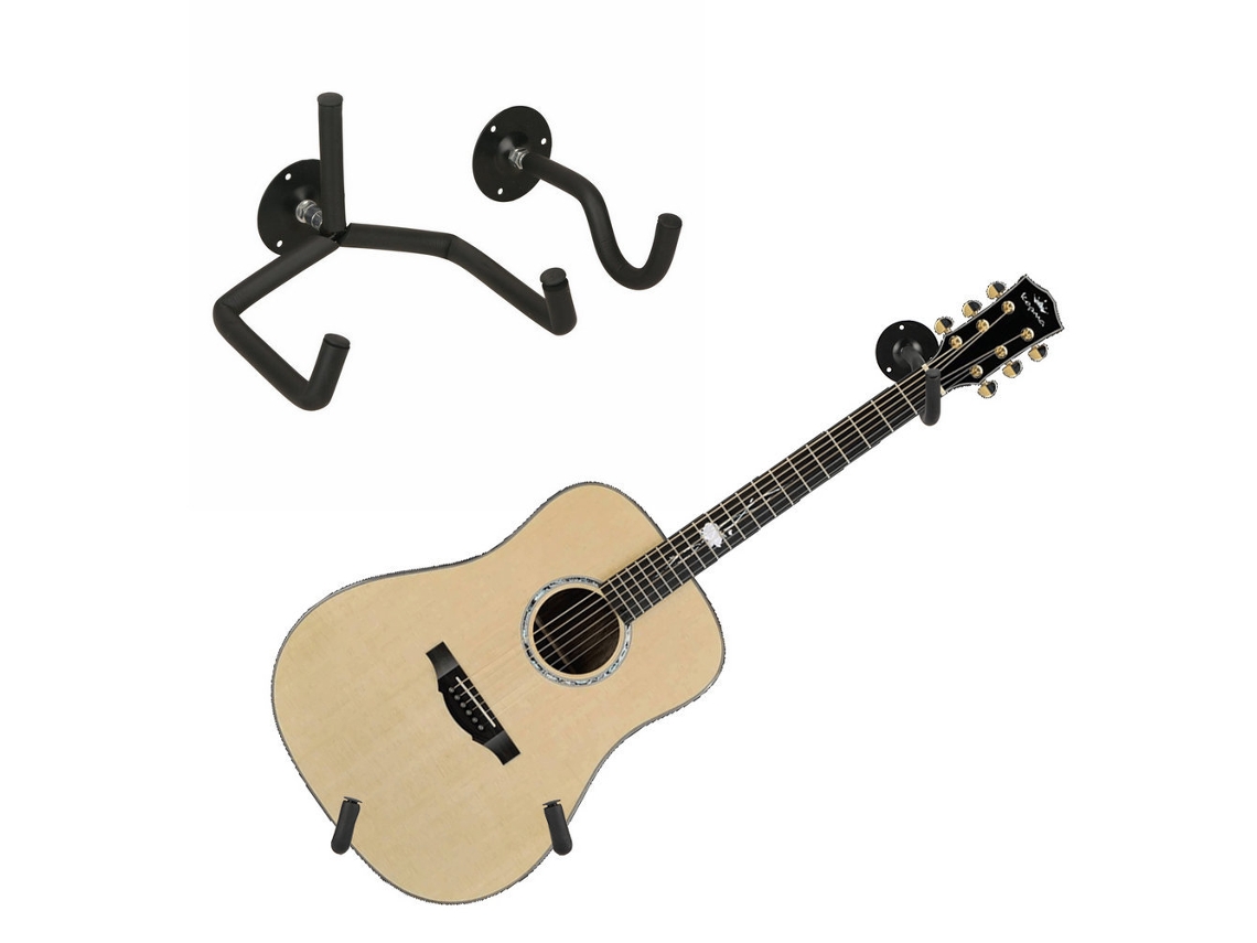 Suporte de Parede Horizontal para Guitarra, Suporte Inclinado para Guitarra AQUAFORGE