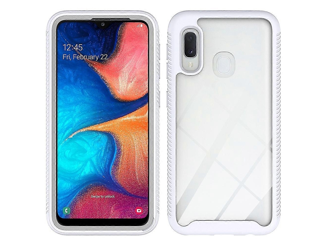Capa Protetora À Prova De Choque Para Samsung Galaxy A20e Starry Sky Solid Color Series Pc Tpu