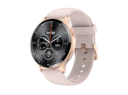 W77 Relógio Inteligente 1 45 Polegadas Bluetooth Chamada Frequência Cardíaca Oxigênio no Sangue Passos de Sono Calorias Ouro GODTVAGT