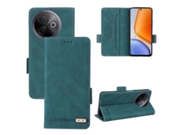 Capa De Couro Com Fecho Magnético Para Celular