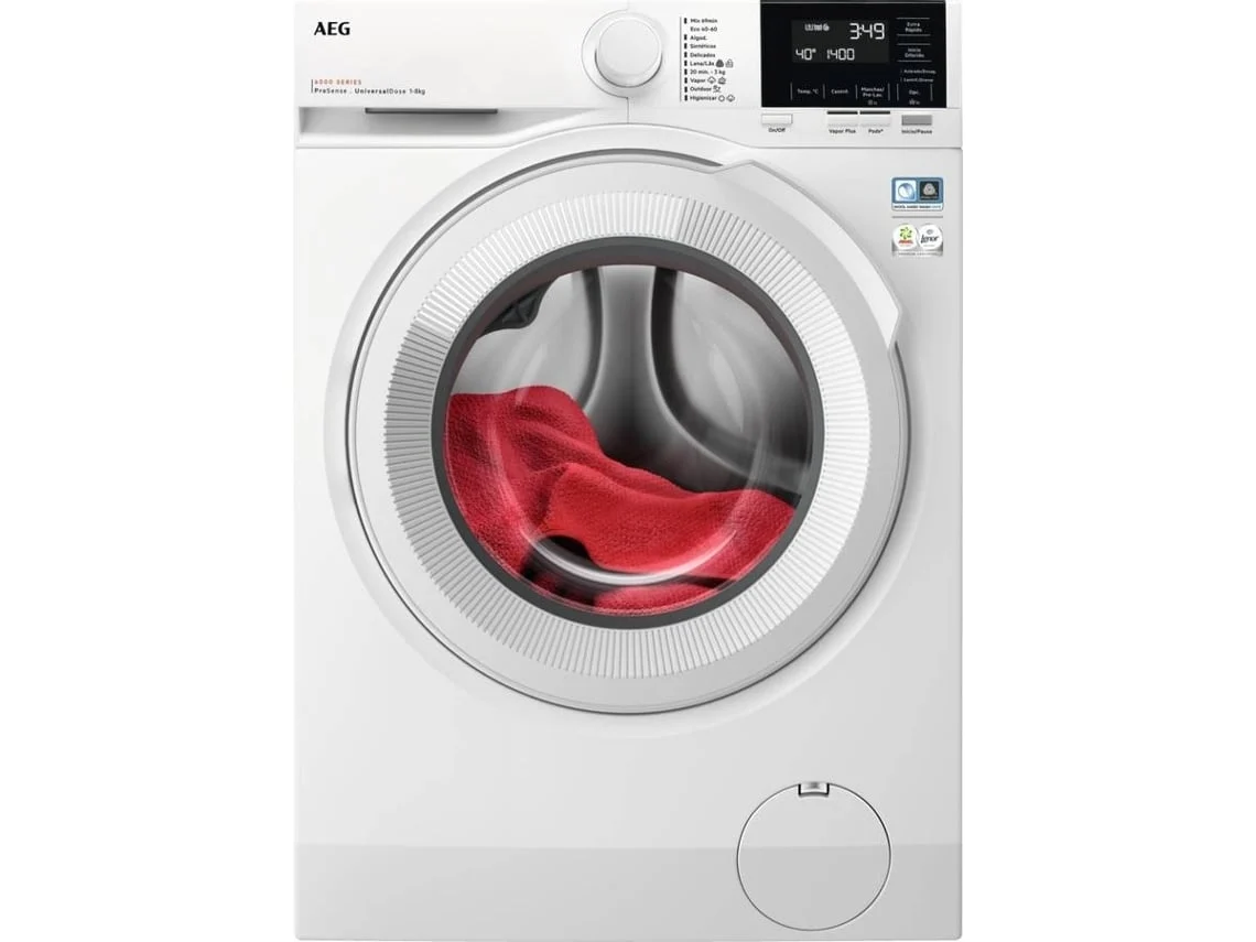 Máquina de Lavar Roupa AEG LFR7184N2V (Outlet Grade C - 8 kg - 1400 rpm - Branco)