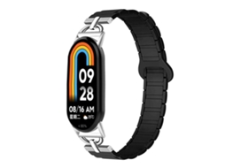 Bracelete para Xiaomi Smart Band 10/9/8 Silicone Magnético com Três Esferas em Formato de D XIAOMOYU