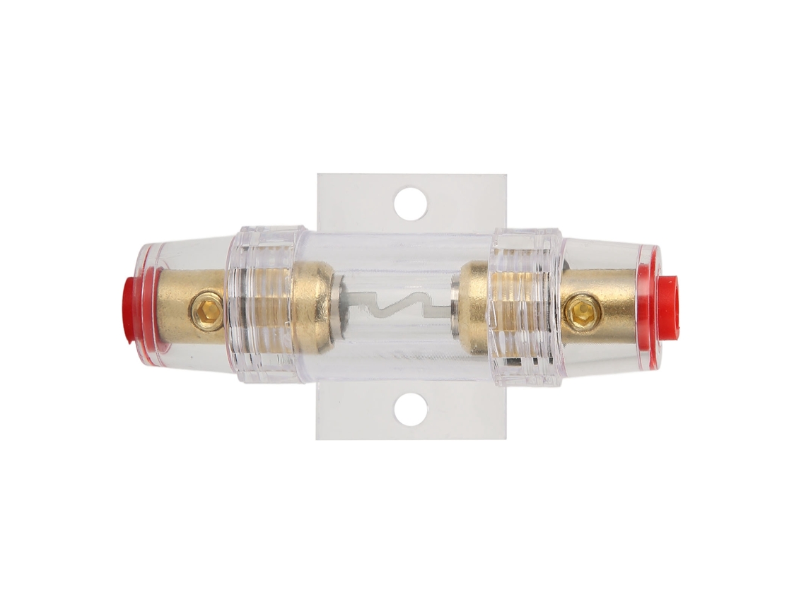 Suporte De Fuso Agu Linha Única 60a Resistente A Altas Temperaturas Para Fio 4awg 8awg Áudio Carro