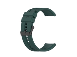 Pulseira De Silicone Para Huawei Watch Gt 2 46mm Com Fivela Preta (branca)