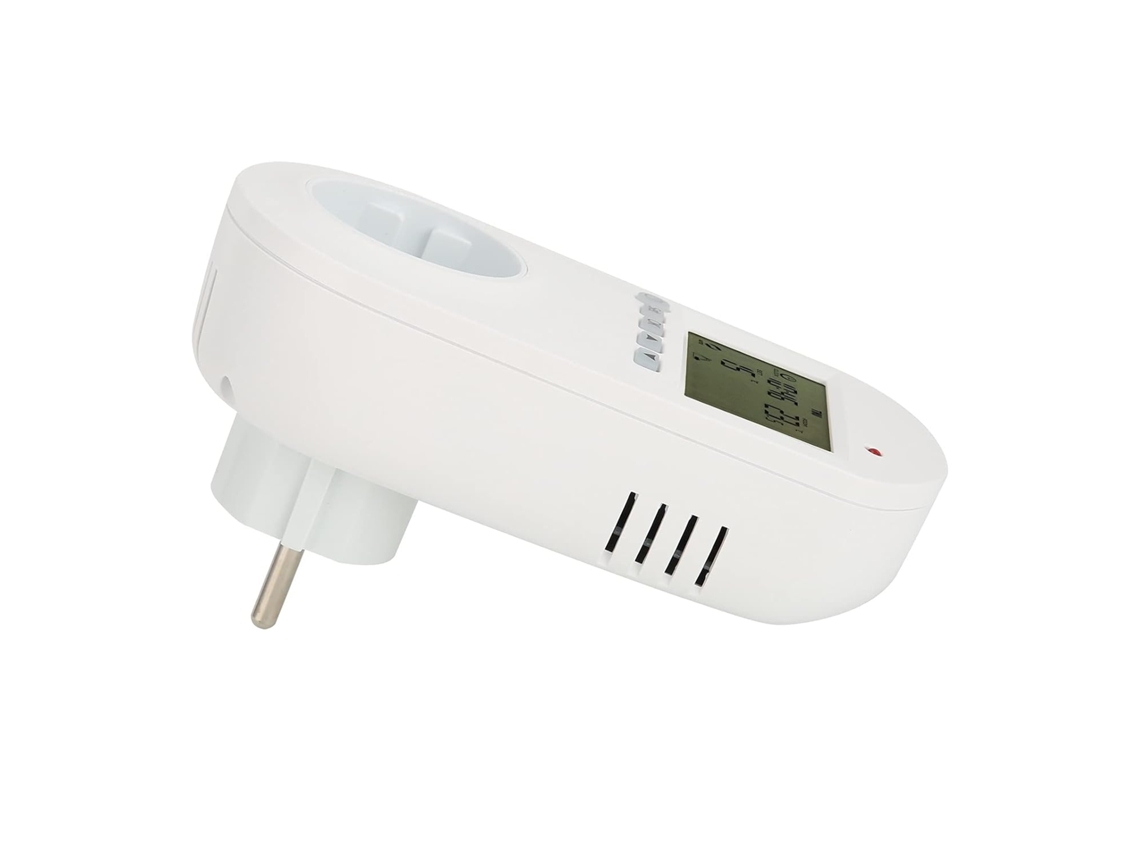 Termostato Programável Para Tomada, Comutável Entre ℃/℉ Para Aquecimento Elétrico.