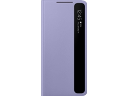 Capa SAMSUNG Galaxy S21+ Clear View Cover Violeta