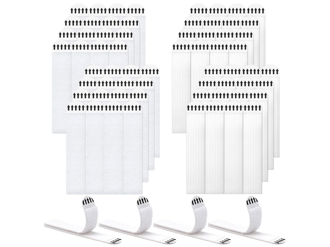 36 pares (72 tiras) de fitas adesivas para fixação de quadros, fitas grandes e resistentes, ideais para fixação de molduras.