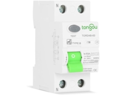 Disjuntor Rcd, Tipo B, 2p, 63 A, 30 Ma, Compatível Com Baterias De Carregamento De Veículos Elétricos.