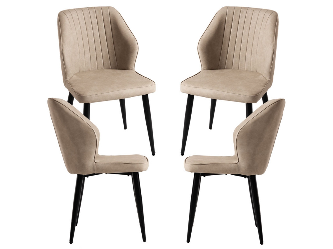 Pack 4 Cadeiras Wenye - Beige
