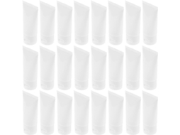 De 50 Tubos De Plástico Vazios Com Tampas Da Nuobesty Para Loção Facial E Sabonete Líquido.