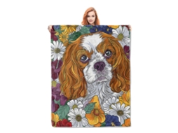Mantas Românticas De Flanela, Macias, Confortáveis ​​e Leves Para Quarto, Sofá, Cama, Para Amantes Do Terror, 100x150cm Cão Hexinyigjly