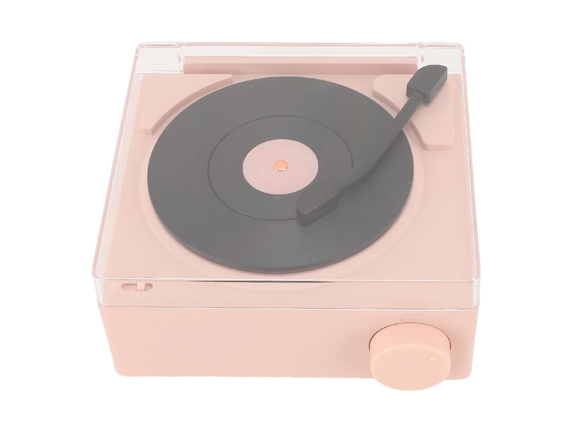 Alto Falante Bluetooth Despertador Som Estéreo Claro Multifuncional Retro Pequeno Relógio Eletrônico De Mesa Para Casa Quarto Rosado Claro Cinza