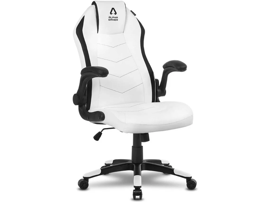 Cadeira Gaming ALPHA GAMER Cyra (Outlet Grade B - Branco e Preto)