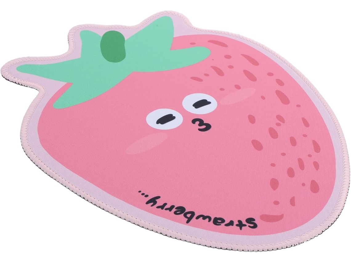 Mousepad Em Formato De Fruta Kawaii Para Mesa De Escritório Com Base Antiderrapante Para Trabalho Mousepad Em Formato De Fruta Kawaii P Gokoco