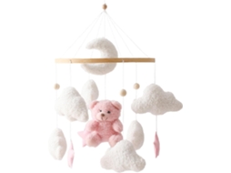 Móbile Para Berço, Móbile Para Bebê De 45 X 23 Cm Para Decoração De Berço 360°