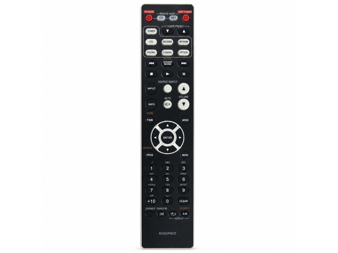 Comando À Distância Compatível Com Amplificador Marantz Rc001pmcd_zhd