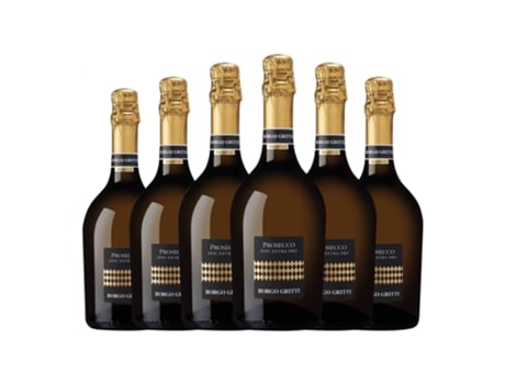 Espumante BORGO MOLINO Extra Dry Glera Extra Seco Prosecco (0.75 L - 6 Unidades)