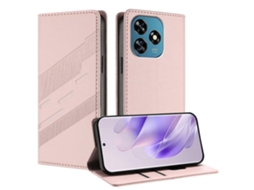 Capa De Celular Retrô De Couro Com Carteira Multifuncional Em Relevo