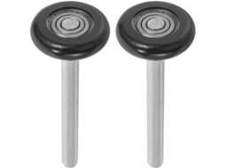 Conjunto De 2 Roletes Silenciosos De Nylon Para Portas De Correr.