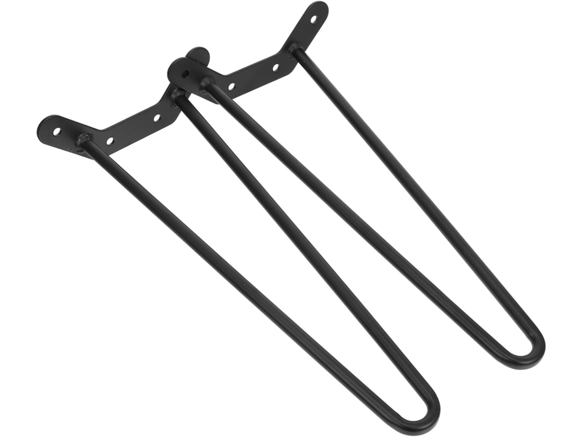 Hemobllo 2 Peças Pés De Mesa Em Grampo Cabelo, Modernos, Para Decoração De Casa, Faça Você Mesmo, Para Substituição De