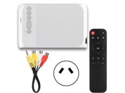 Mini Home Micro Projetor EOOCOO (hd 1080p Branco)