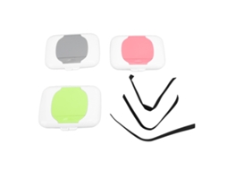 3pcs Dispensador De Toalhas Umedecidas Portátil Para Bebê Com Fecho Hook And Loop