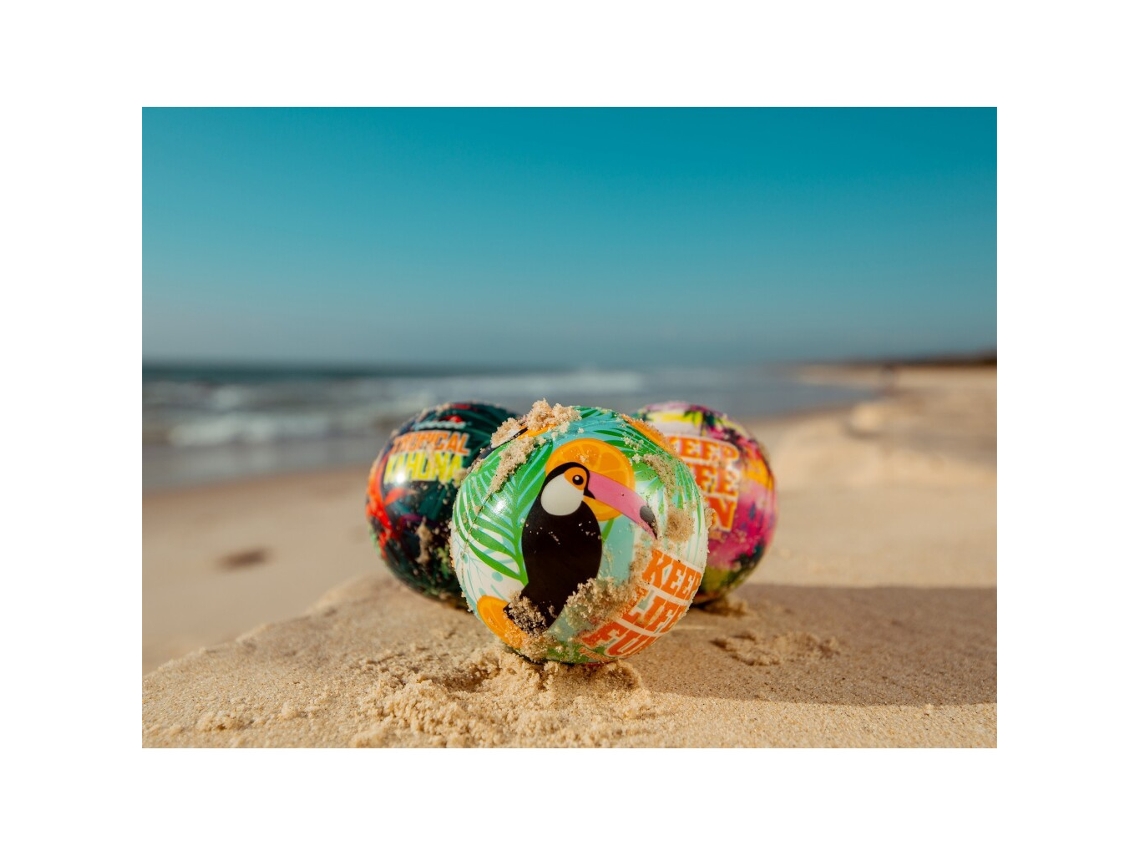 Bola De Praia 9 Cm – Absorve Água Para Um Quique Alto -aquaforge