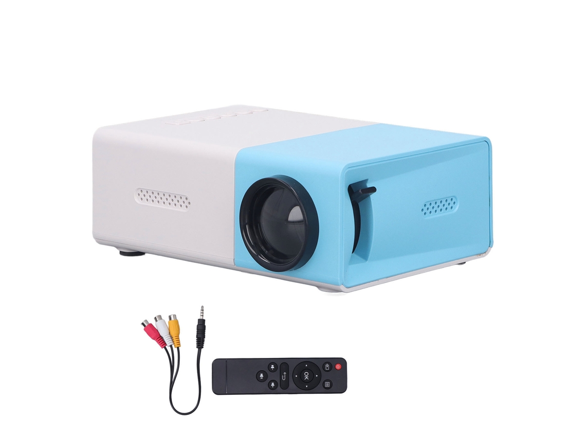 Projetor Mini Portátil 1080p Hd Com Alto-falante Integrado Para Filmes Jogos Plugue Uk 100-240v