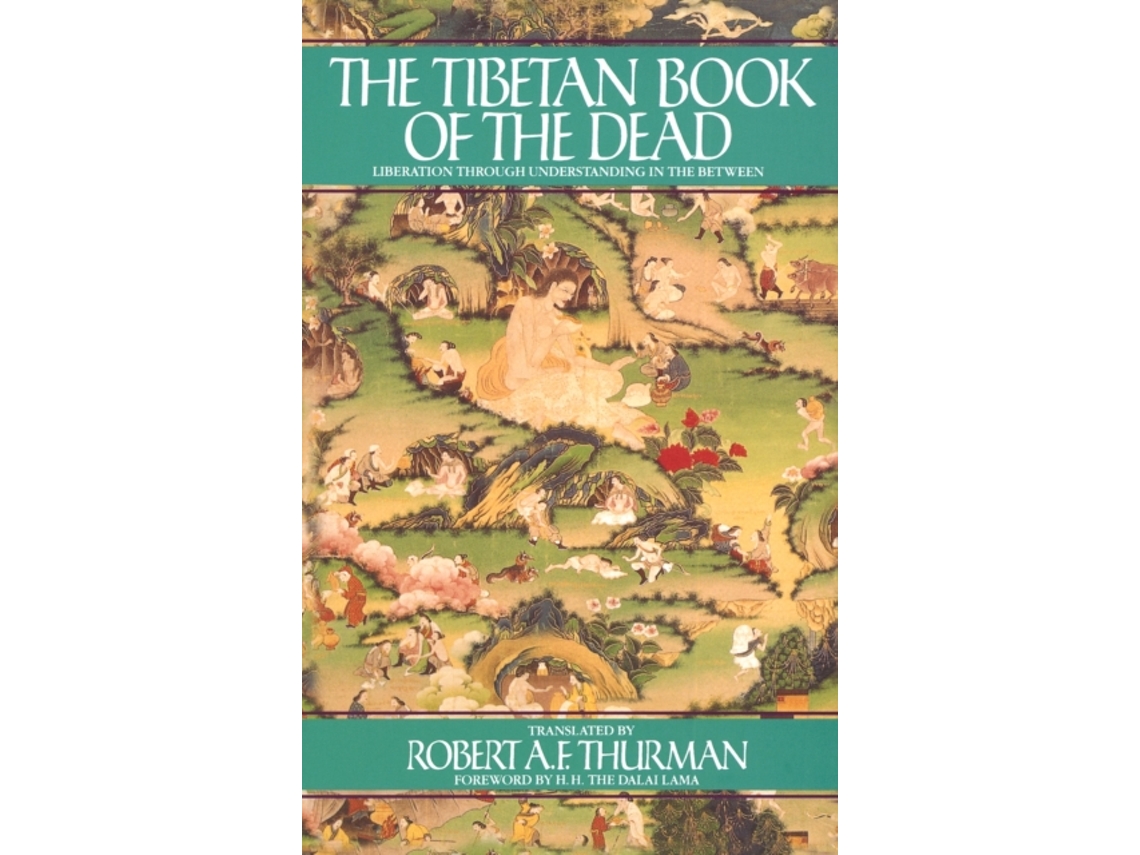 Livro the tibetan book of the dead de robert thurman (inglês)