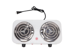 Fogão Elétrico de Bancada, 2000W, 2 Bocas, Proteção | S/MARCA