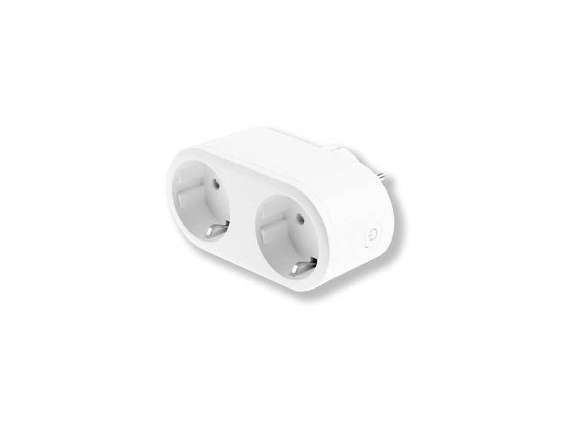 Tomada Wi-Fi dupla inteligente com medidor de consumo Energeeks