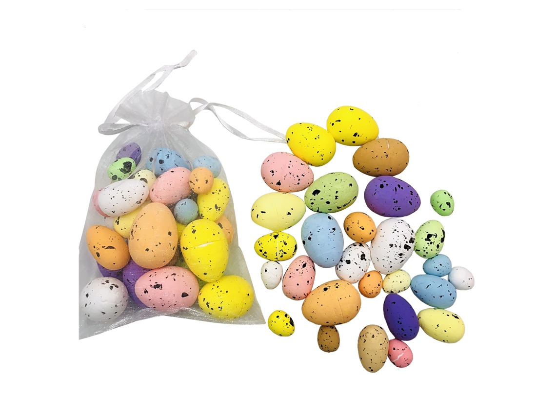 Ovos De Páscoa De Espuma Decorativos Coloridos