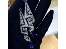 Brincos Vintage Em Prata 925, Formato Acetinado, Estilo Étnico, Brincos Pendentes, Joias Para Festa Zeuxo