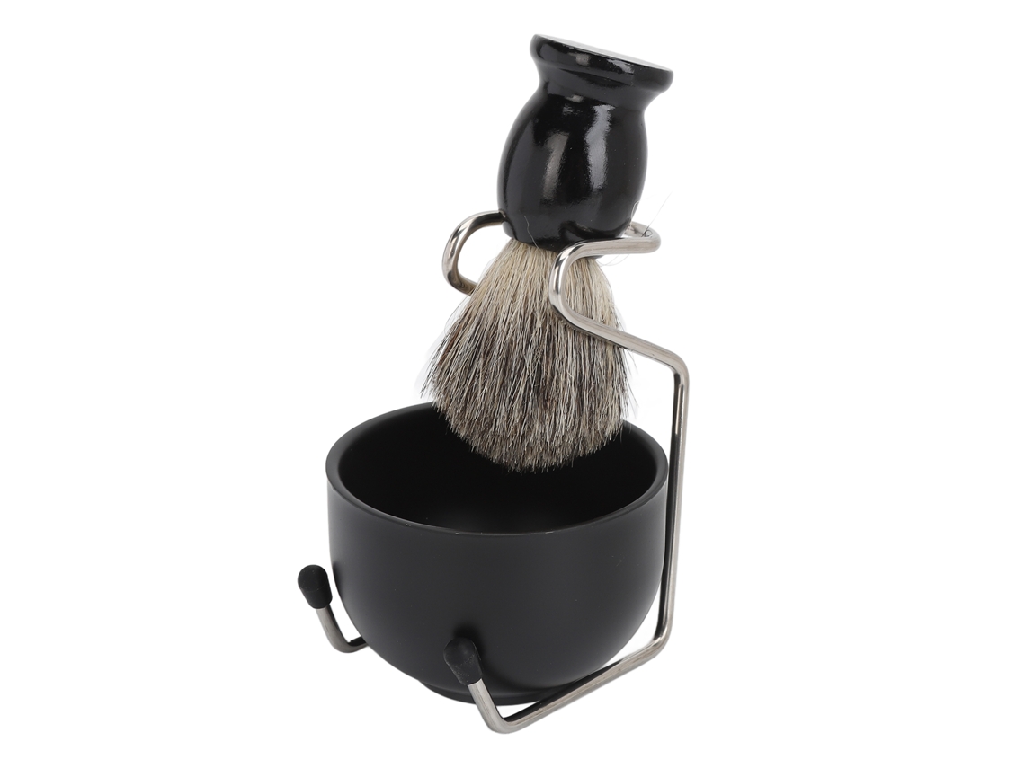 2026 kit de Barbear Masculino com Suporte para Escova e Copo de Espuma