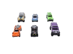 Mali 6pcs Conjunto de Carros Miniatura de Liga com Mola para Crianças Acima de 3 Anos
