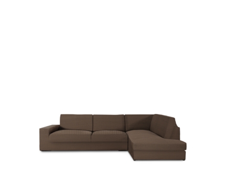 Capa para Sofá Chaise Longue Direta Bielástica EYSA (500 x 110 x 120 - Algodão - Castanho)