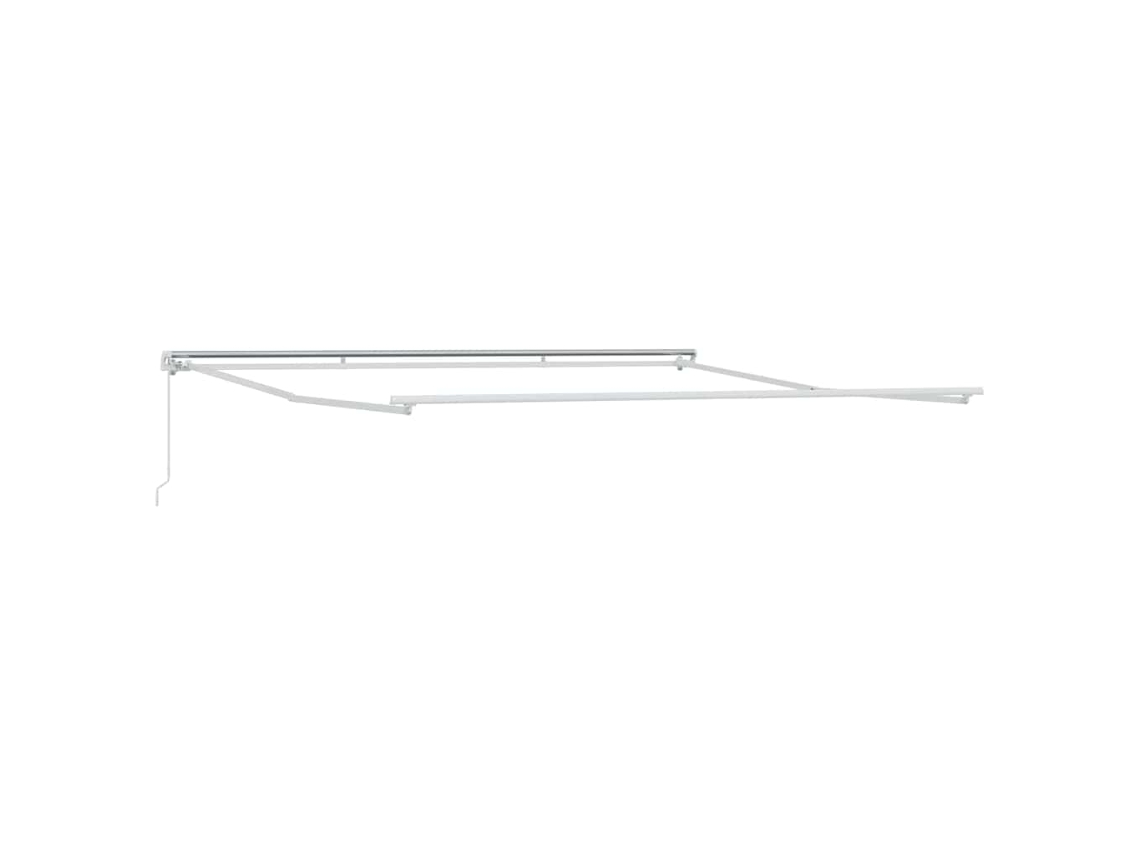 Conjunto 1 Estrutura De Toldo Vidaxl Branco Alumínio (400 × 350 Cm)