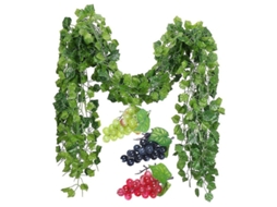 Cintas de hera artificial Fasst com uvas para decoração de casamentos, casa e jardim