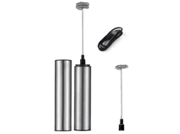 Espumador De Leite De Aço Inoxidável Recarregável Por Usb, Máquina Multifuncional, Espumador De Leite Elétrico Slowmoose